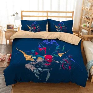 Batman Duvet Cover and Pillowcase Set Bedding Set 799