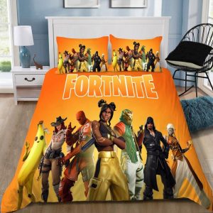 Battle Royale 3 Fortnite Gamer Duvet Cover and Pillowcase Set Bedding Set 125