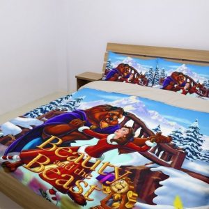 Beauty And The Beast Duvet Cover and Pillowcase Set Bedding Set 129