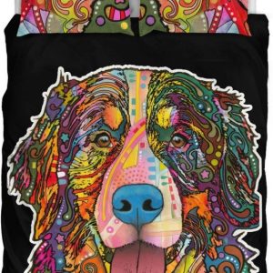 Bernese Moutain 2 Duvet Cover and Pillowcase Set Bedding Set