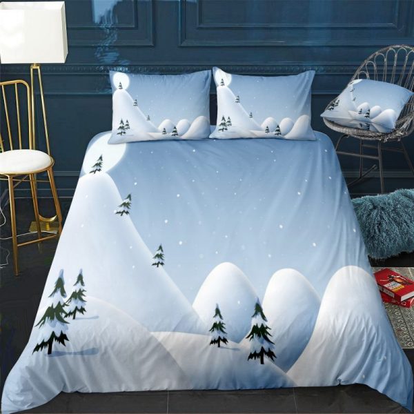 Christmas Duvet Cover and Pillowcase Set Bedding Set