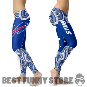 Colorful Summer With Wave Buffalo Bills Leggings