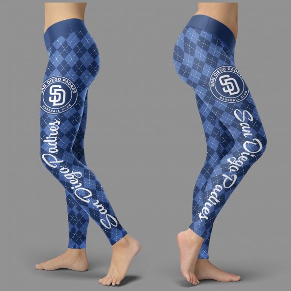 Cosy Seamless Border Wonderful San Diego Padres Leggings