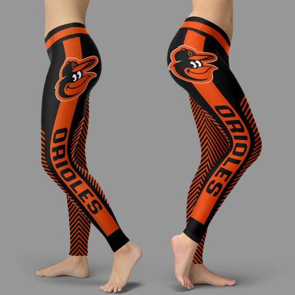 Fashion Gorgeous Fitting Fabulous Baltimore Orioles Leggings