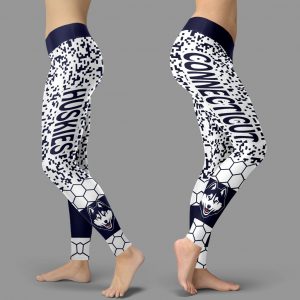 Incredible Patterns Luxury Nice Connecticut Huskies Leggings