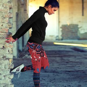 Simple Boho Boston Red Sox Leggings