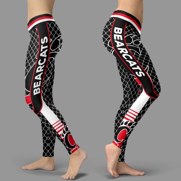 Single Small Line Circle Stylish Fashion Cincinnati Bearcats Leggings