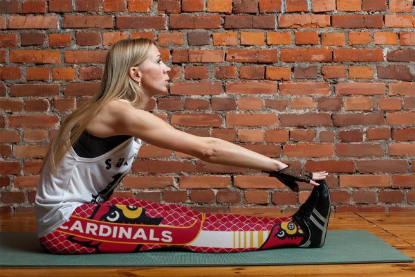 Single Small Line Circle Stylish Fashion Louisville Cardinals Leggings