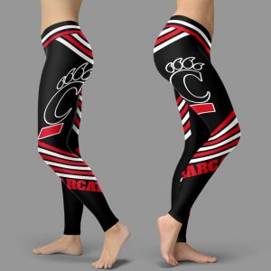 Straight Cute Beautiful Attractive Cincinnati Bearcats Leggings